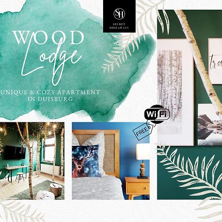 Secret Hideaways Wood Lodge Mit Kinderzimmer Messe L City L Flughafen L Hbf ドゥイスブルグ エクステリア 写真